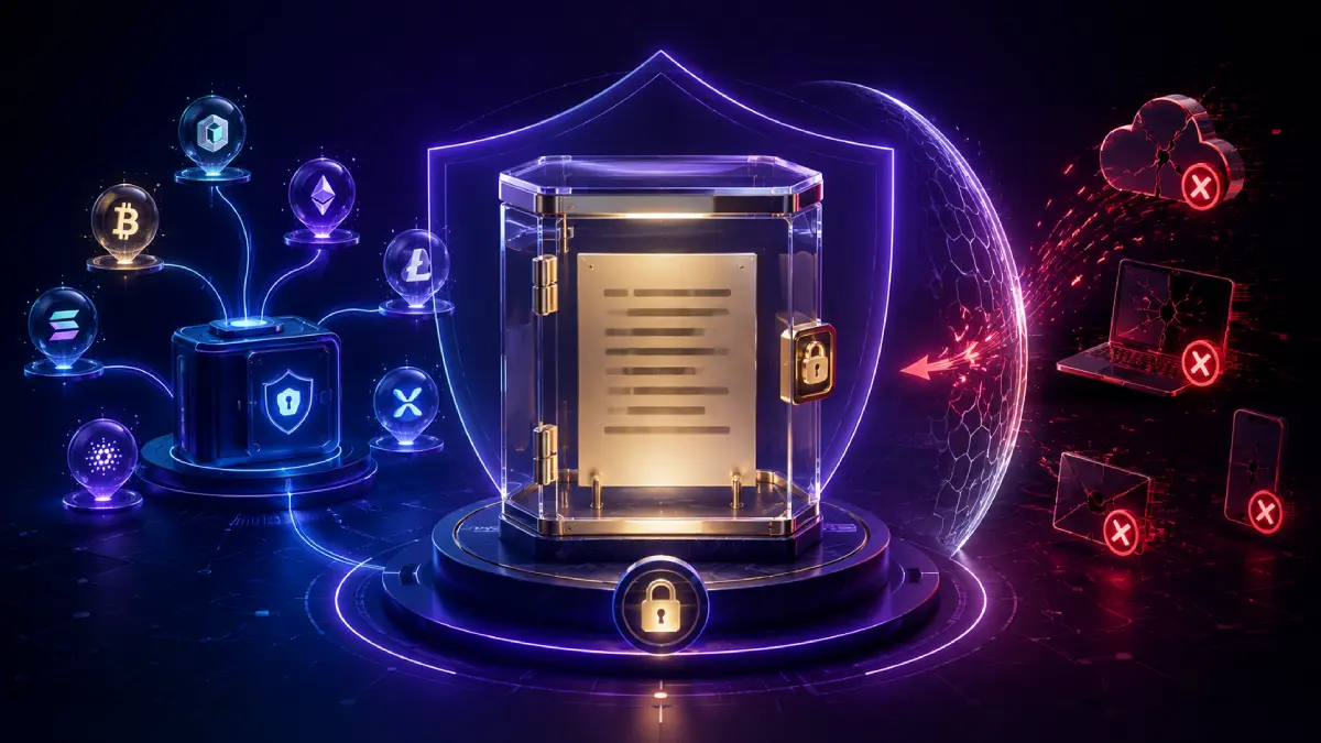 یادداشت کردن عبارات بازیابی کیف پول