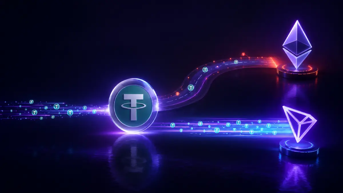 مقایسه سرعت تراکنش تتر TRC20 و ERC20