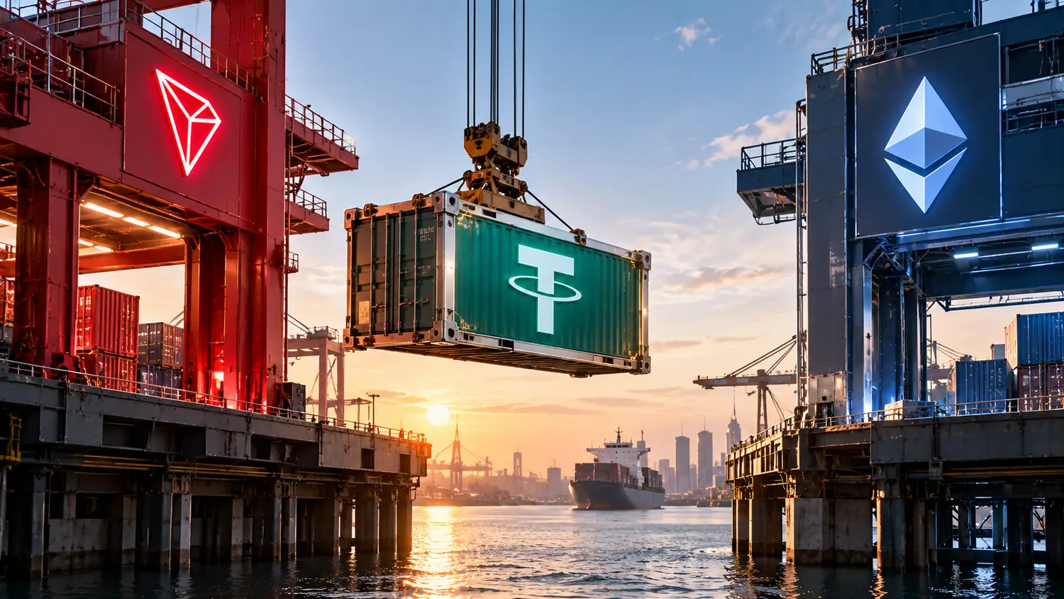 تبدیل تتر TRC20 به ERC20 و انتقال USDT از شبکه ترون به اتریوم